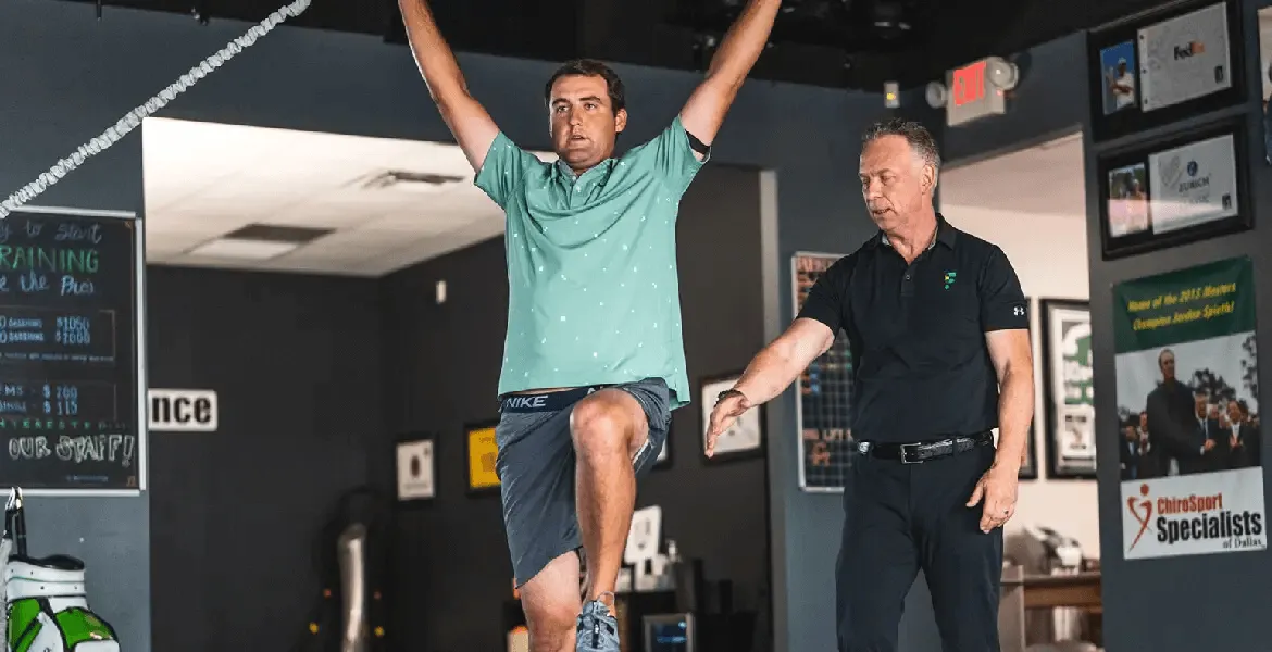 Dr. Troy with Scottie Scheffler